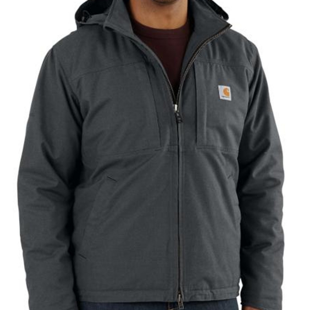 Carhartt Full Swing Cryder Jacket, Shadow, Two zippered chest pockets